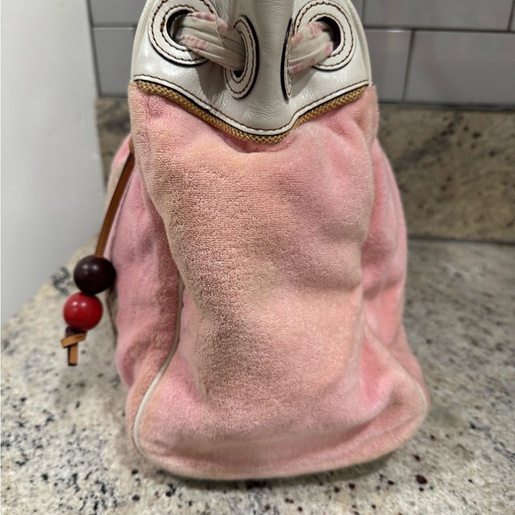 RARE Y2K JUICY COUTURE Daisy Terry Cotton Tote Handbag Vintage. - Picture 4 of 12